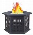 Real fire & 3D Torch burning fireplace 14