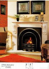 MOCA CREMA & Marble Electric Fireplace