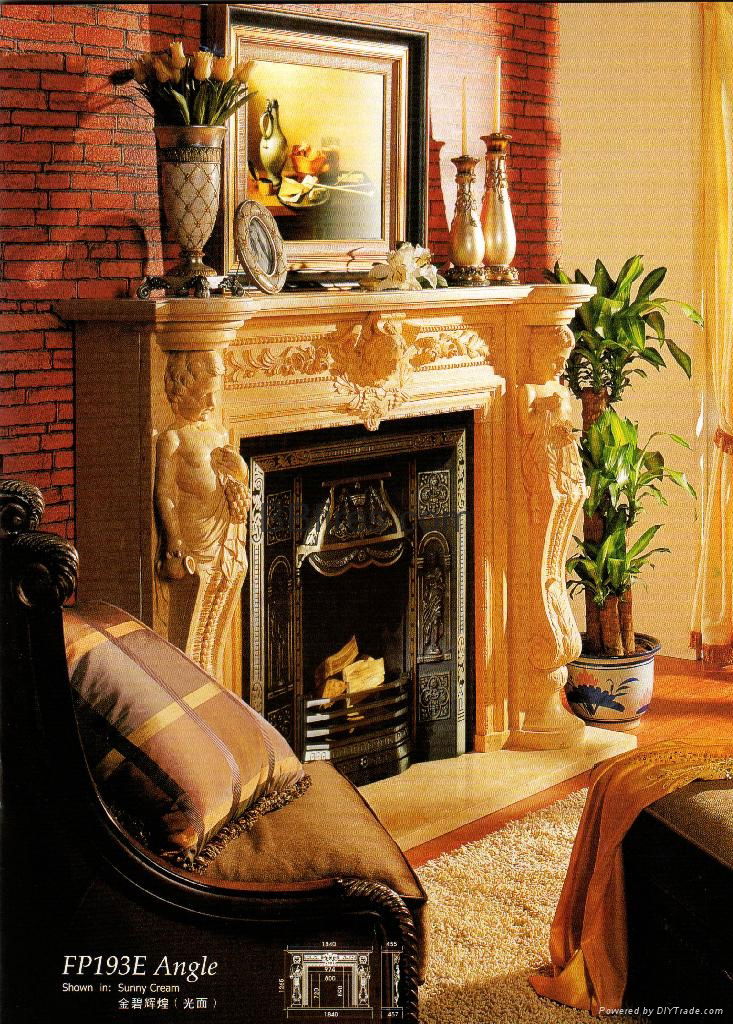 MOCA CREMA & Marble Electric Fireplace 2