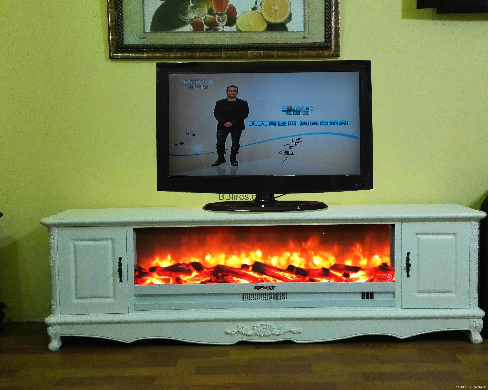 New televison cabinet fireplace set 5