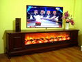 New televison cabinet fireplace set