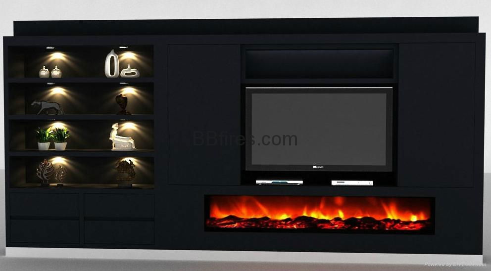 New televison cabinet fireplace set 4