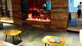 3 Dimension electric fireplace-Haworth Shanghai Showroom