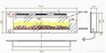 TH 入墙及挂墙式两用电壁炉