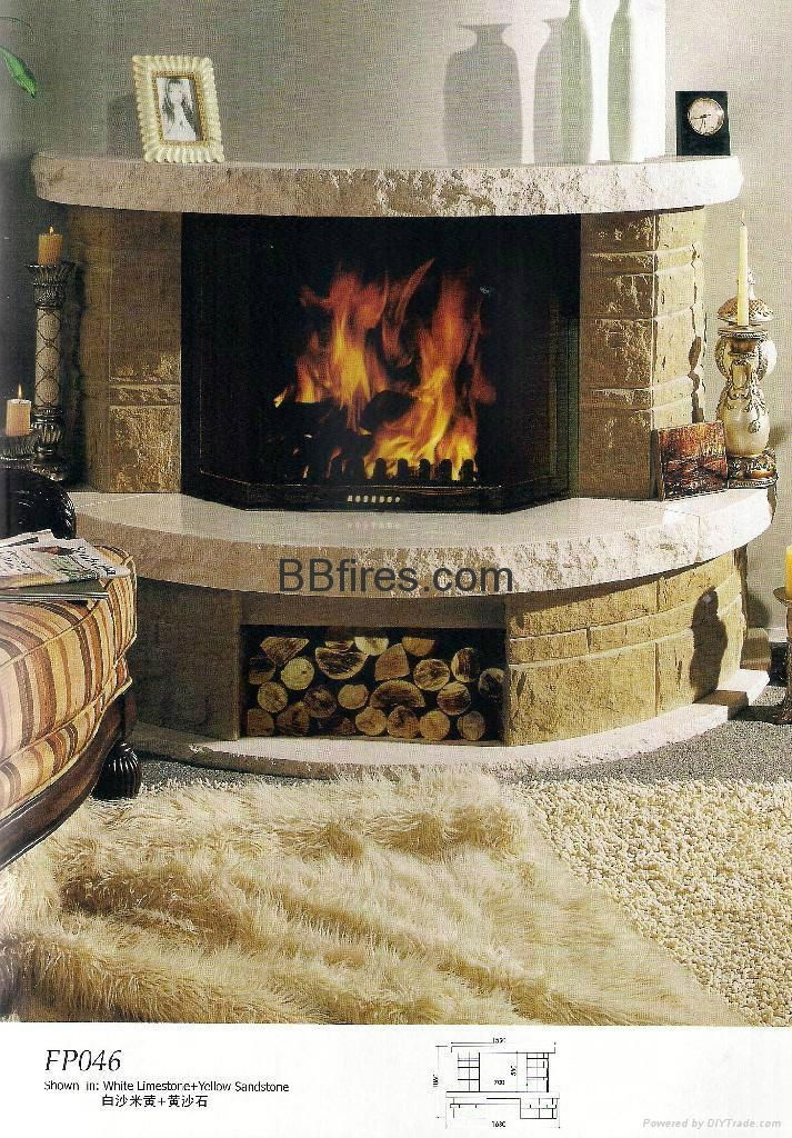 MOCA CREMA & Marble Electric Fireplace 5