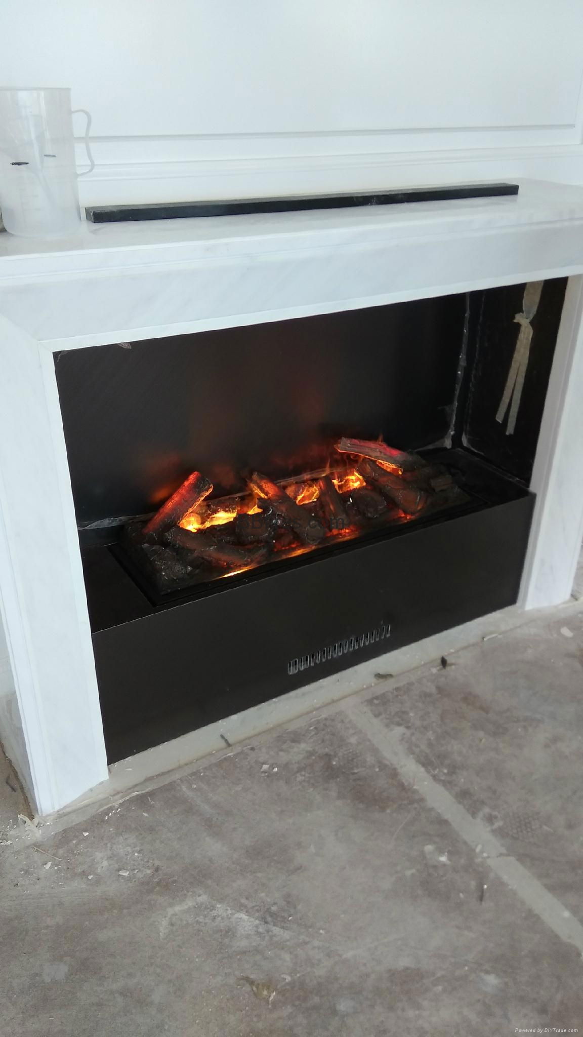 The Harbour side 3 Dimension Water Vapour Electric Fireplace with heat