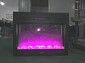 Electric fireplace with four different flame colour 17