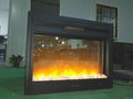 Electric fireplace with four different flame colour 20