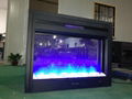 Electric fireplace with four different flame colour 18