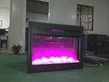 Electric fireplace with four different flame colour 19