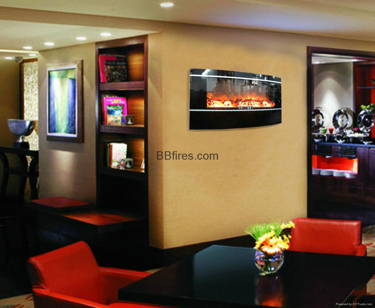 Wall Mount WS Electric Fireplace 3