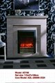 White Wooden fireplace combination(Mantel and heater) 7