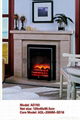 White Wooden fireplace combination(Mantel and heater) 8