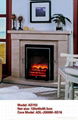 White Wooden fireplace combination(Mantel and heater) 11