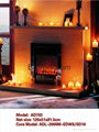 White Wooden fireplace combination(Mantel and heater)