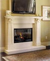 MOCA CREMA & Marble Electric Fireplace 12