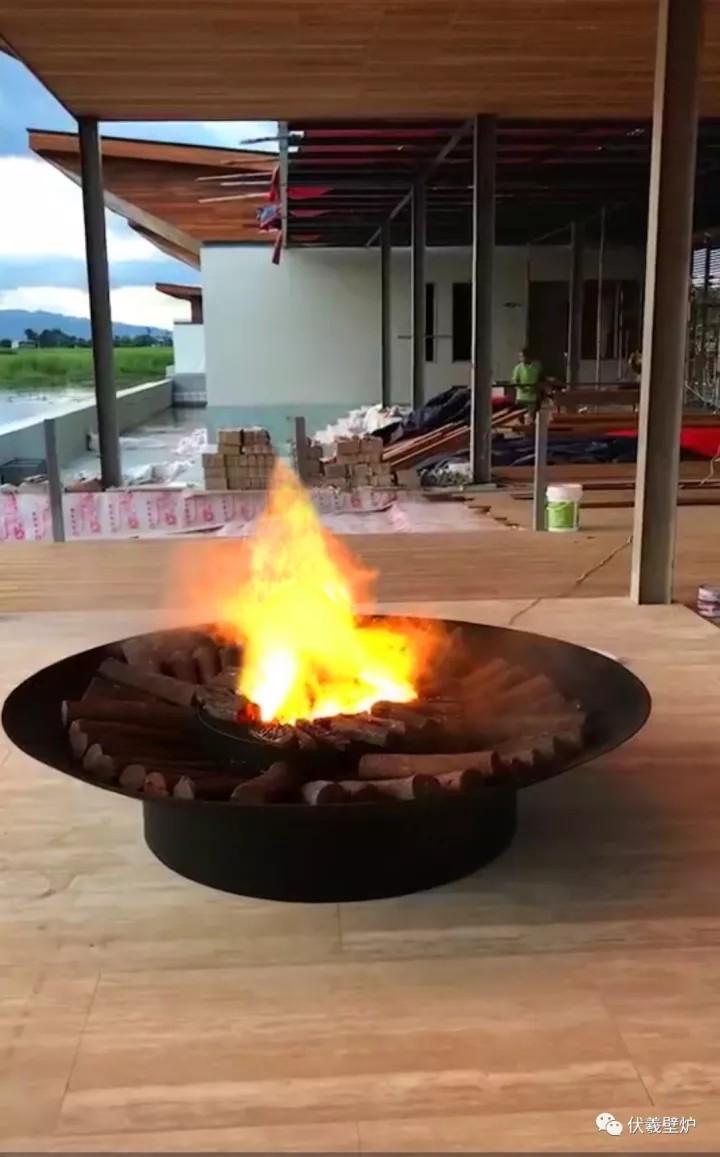 Outdoor 3D water vapour fireplaces Series