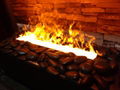 3D Black stone water fireplace 3