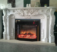 fireplace set (heater and fireplace)