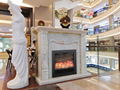 Marble fireplace mantle