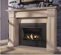 White TH fireplace set 16