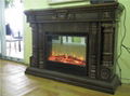 Wooden Fireplace+heater(mantel over 2 m) 8