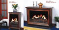 Wooden fireplace (mantel and heater)TH 13