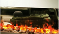 3D electric fireplace, Cheung Kong Beaumount