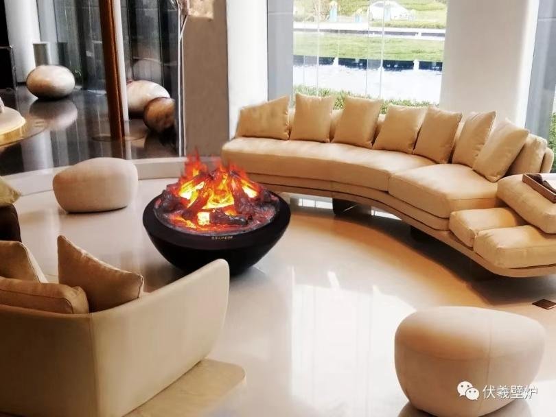 Electric fireplace project in Taiwan Hotel 20