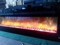 Custom made and pebbles electric fireplace heater 