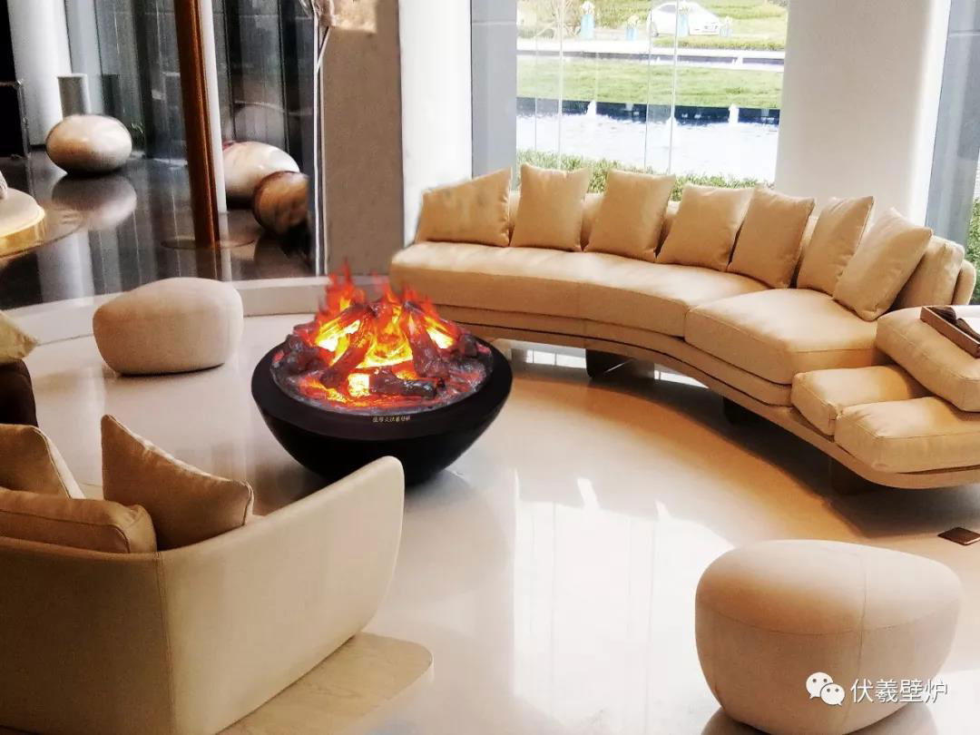Outdoor 3D water vapour fireplaces Series