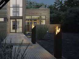 Outdoor 3D water vapour fireplaces Series