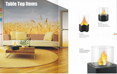 Stock table Top Series real fire Bio Ethanol fireplace