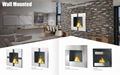 Stock wall mounted Bio Ethanol fireplace  18