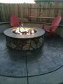 Latest 3D electric fireplace job reference outdoor 11