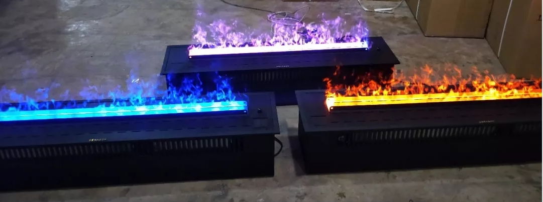 Different colour special water vapour electric 3D fireplace 4