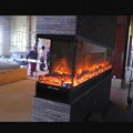 Custom Curved Electric Fireplaces The One