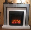 TH fireplace (mantel and heater) 18