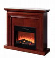 Marble Fireplace Mantel with Heater 19