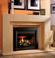 fireplace set (heater and fireplace)