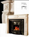 Marble fireplace set