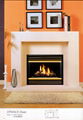 White Wooden fireplace combination(Mantel and heater) 7