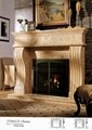 White Wooden fireplace combination(Mantel and heater) 6