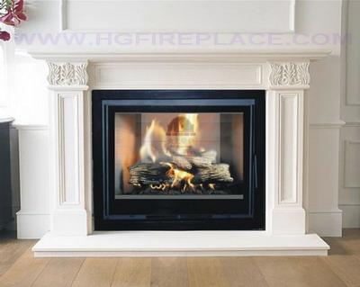 White TH fireplace set 4