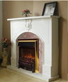 Wooden fireplace (mantel and heater)TH 15