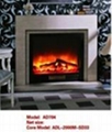 Wooden fireplace (mantel and heater)TH 16