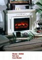 Wooden fireplace (mantel and heater)TH 17