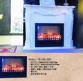 Wooden fireplace (mantel and heater)TH