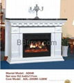  Wooden fireplace set