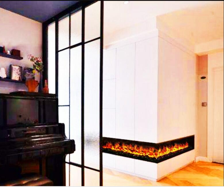 Double 3rd & 4th faces Electric Fireplace  2